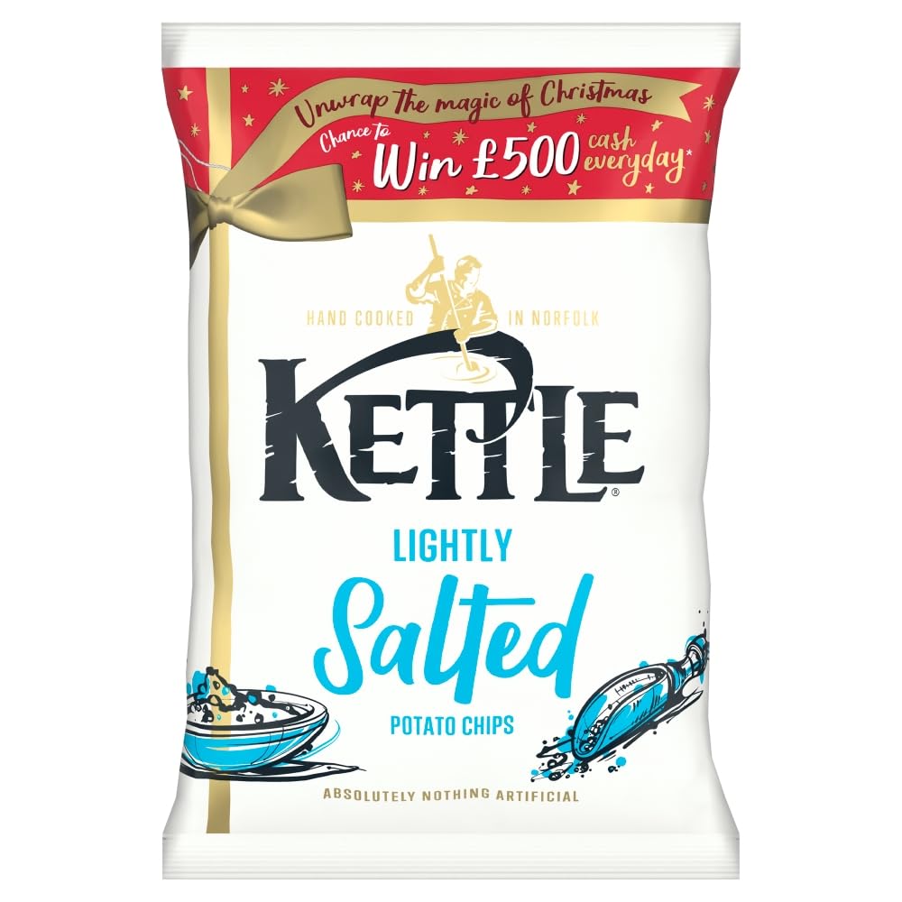 Kettle Lightly Salted Chips, 130g
