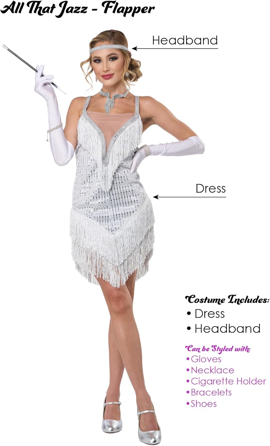 California Costumes, All That Jazz, Women's Size X-Large