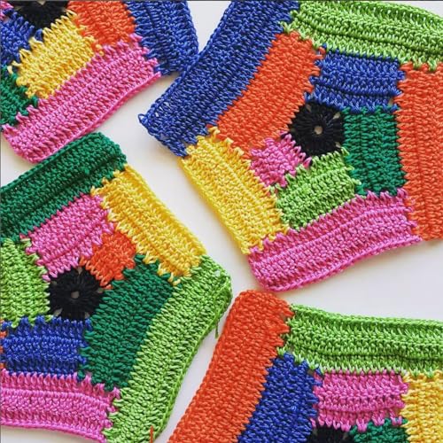 SMUMS 100% Mercerized Cotton Crochet Wool, 1010 LAVN GREEN - Image 4