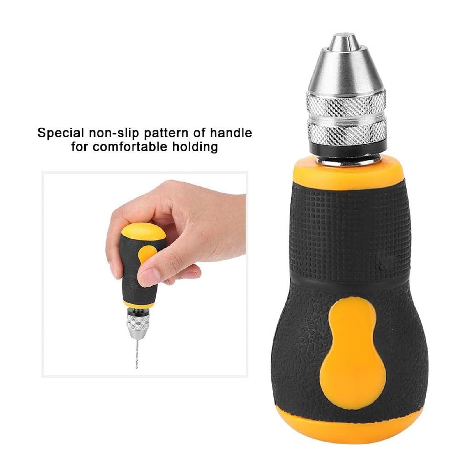 Mini Trapano A Mano Con Mandrino Senza Chiave E 10 Pezzi - Foto 7