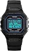 CARLIEN Men Outdoor Sport Digital Watch 5Bar Waterproof Alarm Back Light LED Fashion Chronograph Wristwatches