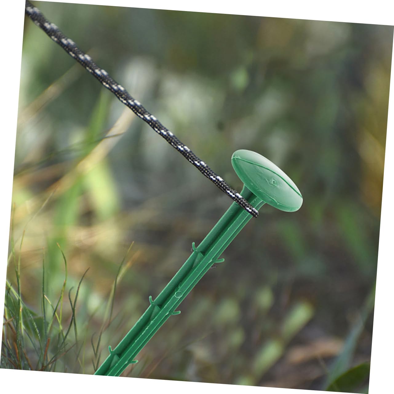 Piquets de Fixation en Plastique Verts 150 Pièces pour Jardin