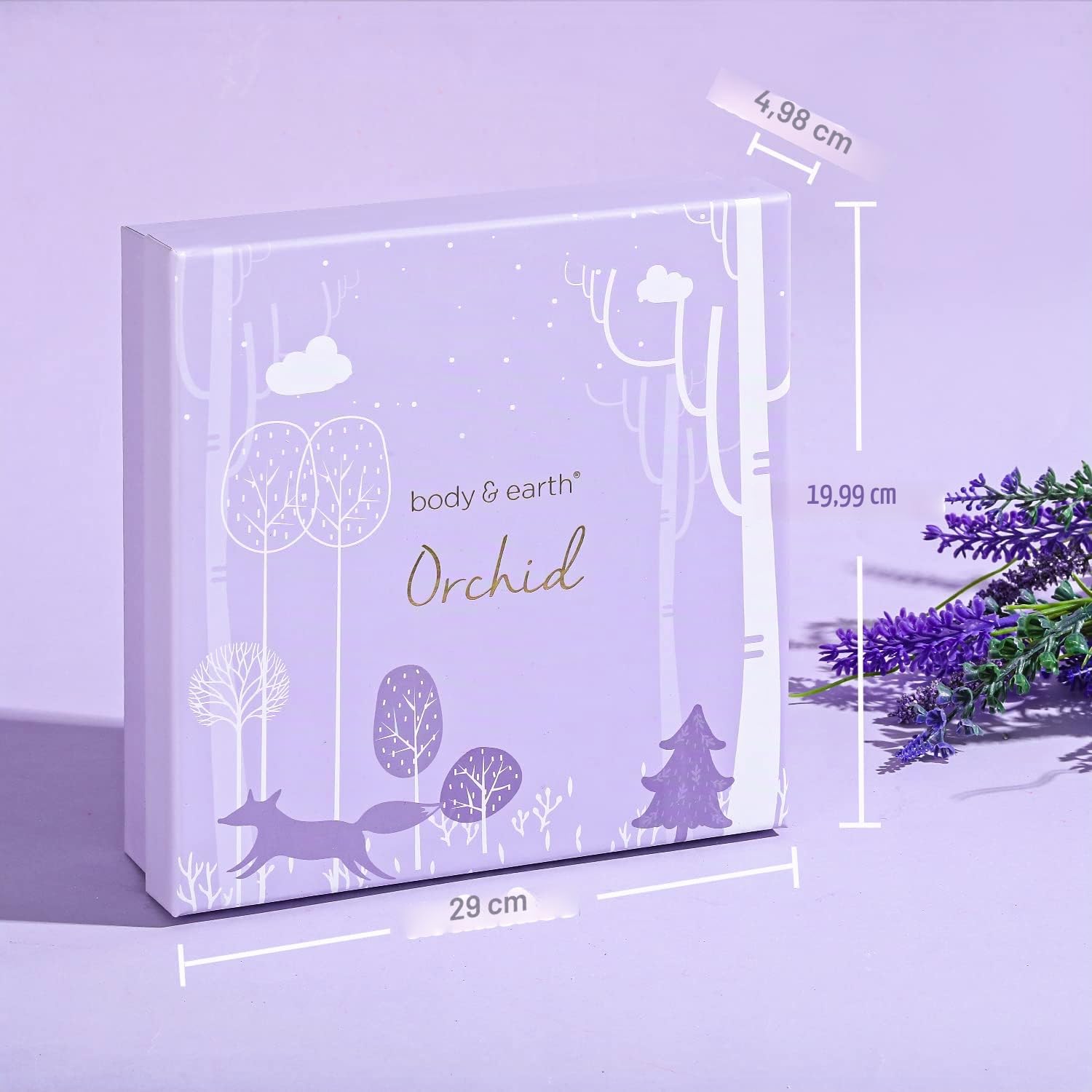 Body & Earth Set Donna Regalo Confezione 5 PCS, Idee Regalo Donna per Natale, Compleanno, Festa o Anniversario, Burro per Corpo, Crema Mani, Candela Profumata, Della Mamma, San Valentino per lei