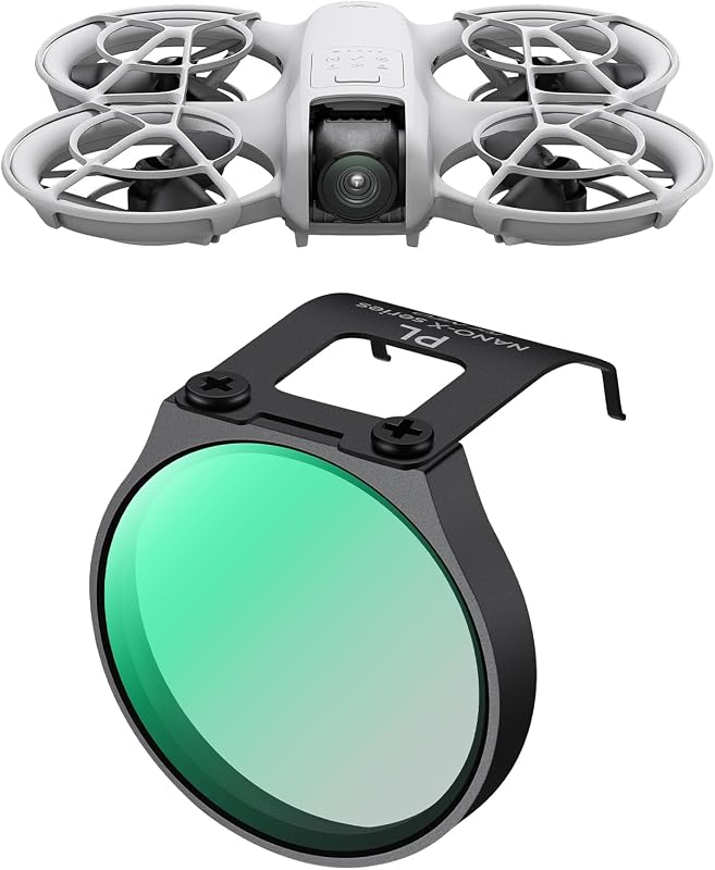 K&F CONCEPT Circular Polarizers CPL Filter Compatible with DJI NEO, Drone CPL Filter with 28 Multi-Coated/HD Optical Glass/Lightweight | Anti-Glare, Reduce Reflect, with 28 Multi-Coated, HD Optical Glass, Lightweight,Gimbal Safe - FD121