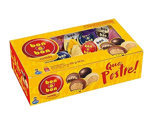 Bon o Bon - Caja surtida de bombones de oblea cubiertos de chocolate de 255 g 938 oz