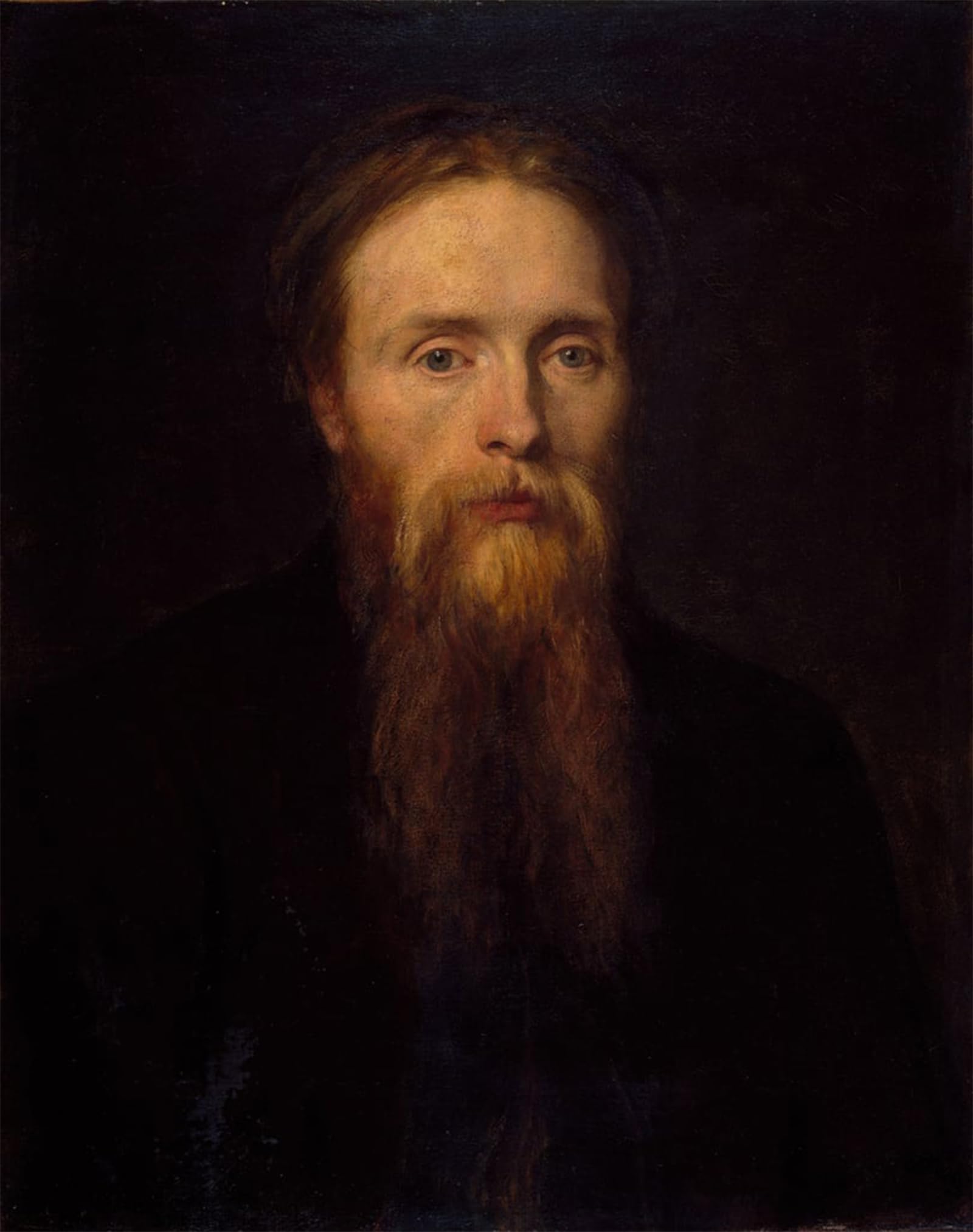 SERENDIPITP Vintage Picture Print on Canvas Wall Art Poster Portrait of Edward Burne-jones by George Frederick Watts Artwork Print Poster for Wall Decor 60x90cm