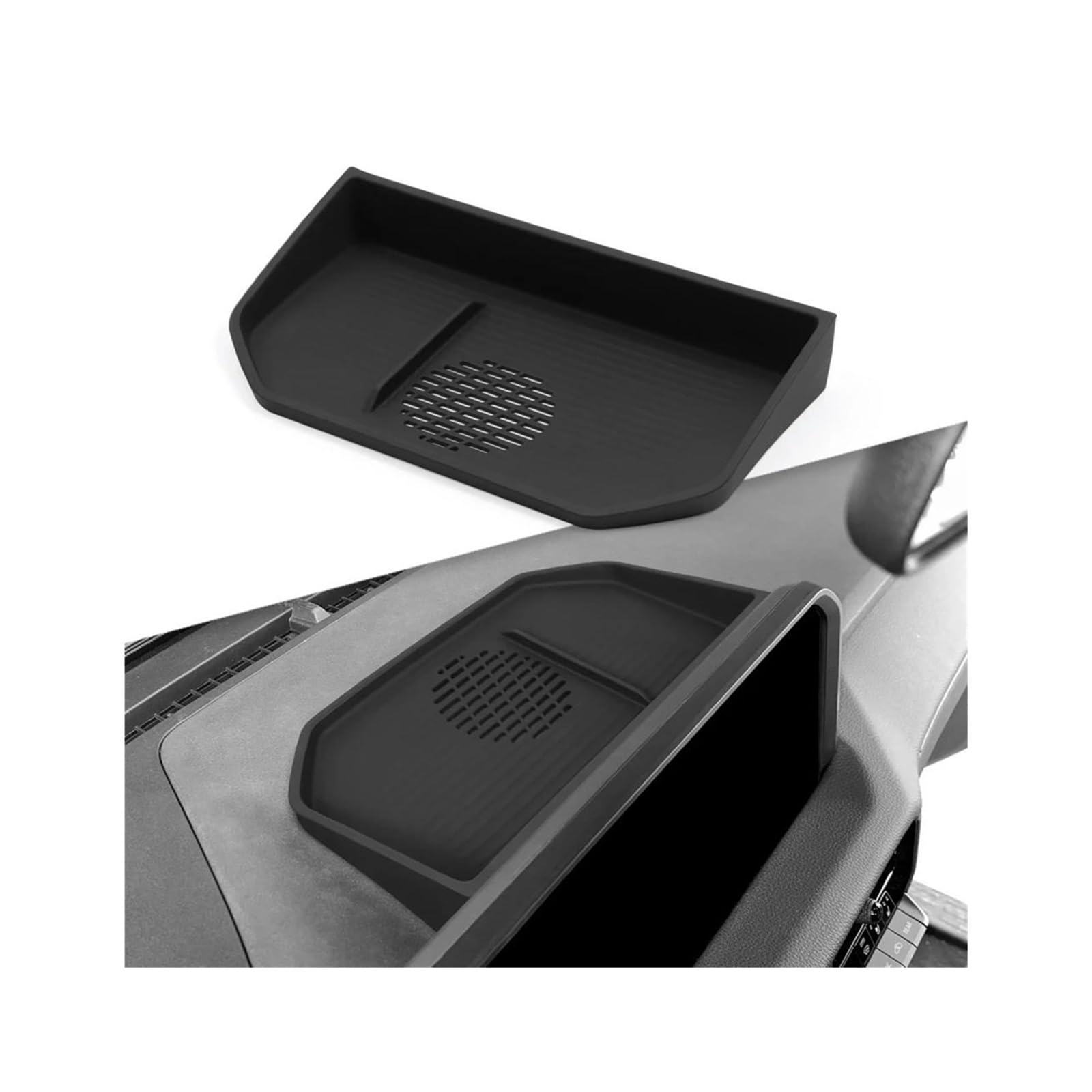 OOPUHKSY For Toyota For Prado For Land For Cruiser For Prado 250 J250 LC250 Central Control Armrest Storage Box Dashboard Storage Tray 2024 2025(Screen Box)