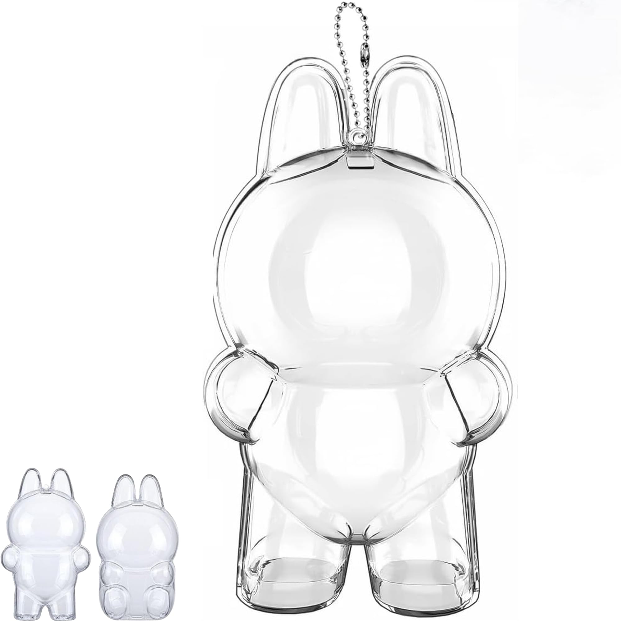 Amazon.co.jp: LABUBU用保護ケース ラブブ ケース 透明 吊り下げ可能
