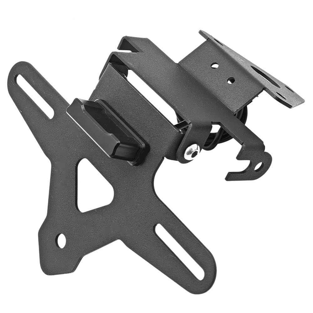 Support de plaque moto 660 arrière robuste avec kit de montage stable