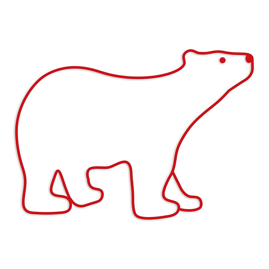 Amazon.co.jp: ForzaGroup しろくま カッティング ステッカー