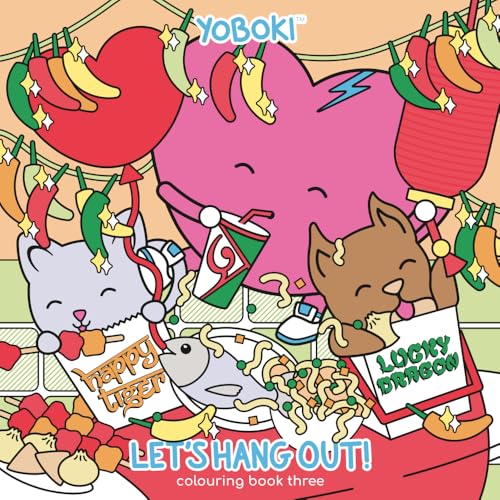 YOBOKI Let's Hang Out!: Colouring Book Three