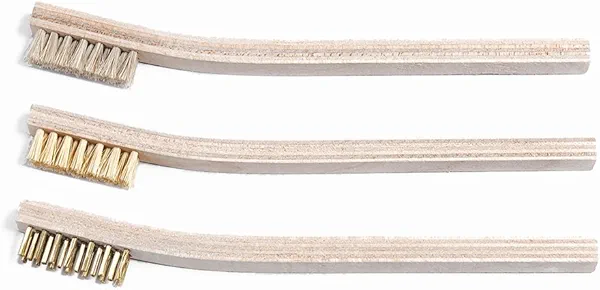 Otter Wax Leather Cleaning Brush Set | Made in USA