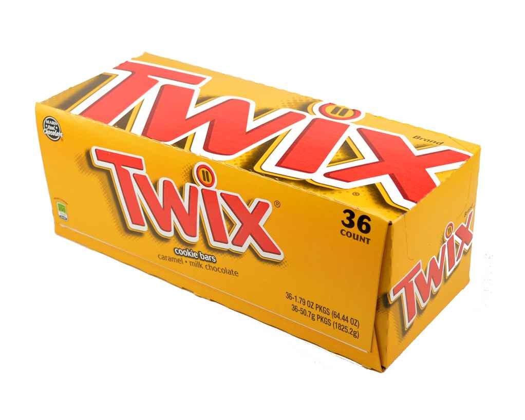 Twix Chocolate Caramel Cookie Bars Singles 1.79 oz, 36-Count