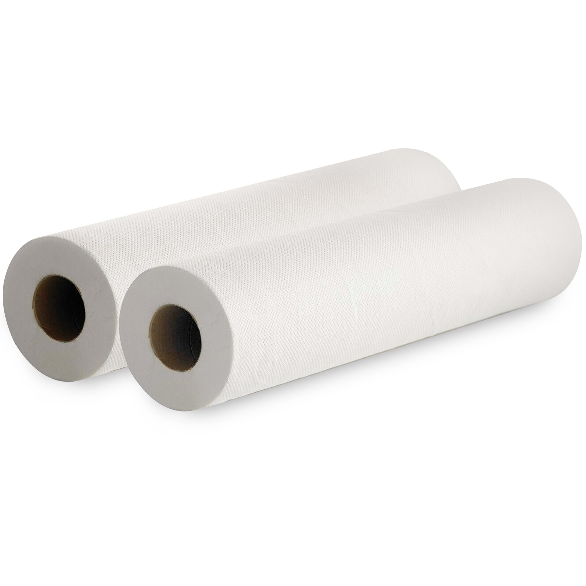 Farla Medical Select Hygiene Premium Rectangular Paper Couch Roll - Medical Beauty Massage Paper Roll - 2 Ply - 40 Metres per Roll - White - Pack of 2