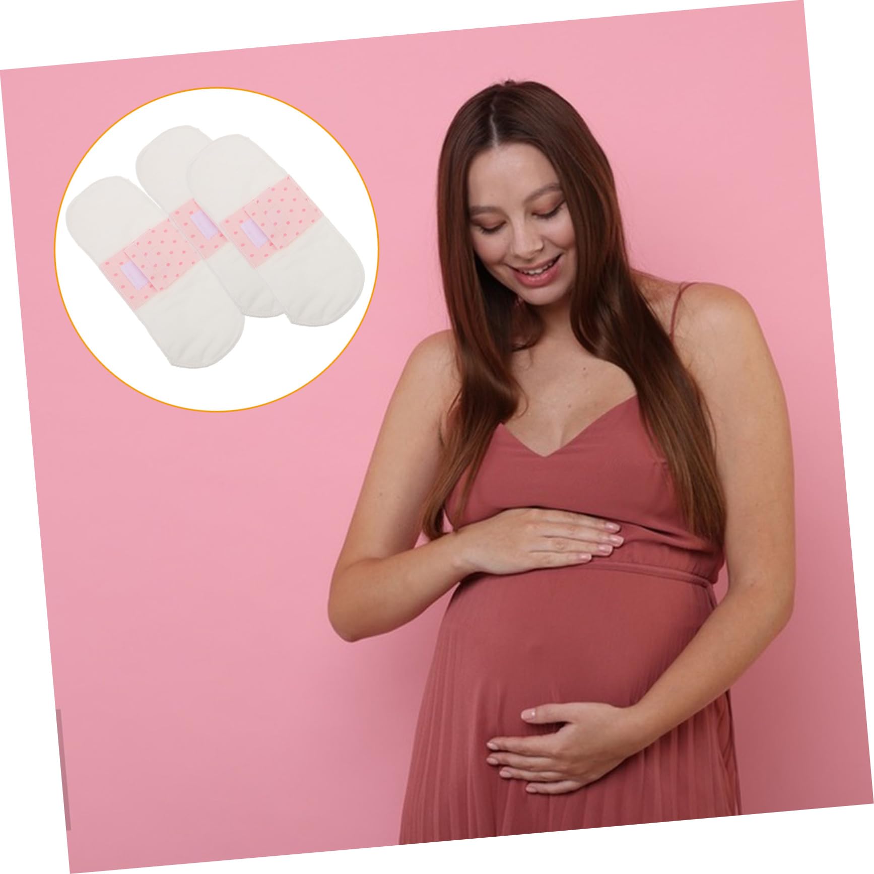 Anneome 15piezas Almohadillas Menstruales De Algodón Reutilizables Femeninos Absorbentes y Transpirables Para Viajes y Uso Diario Impermeables y Suaves