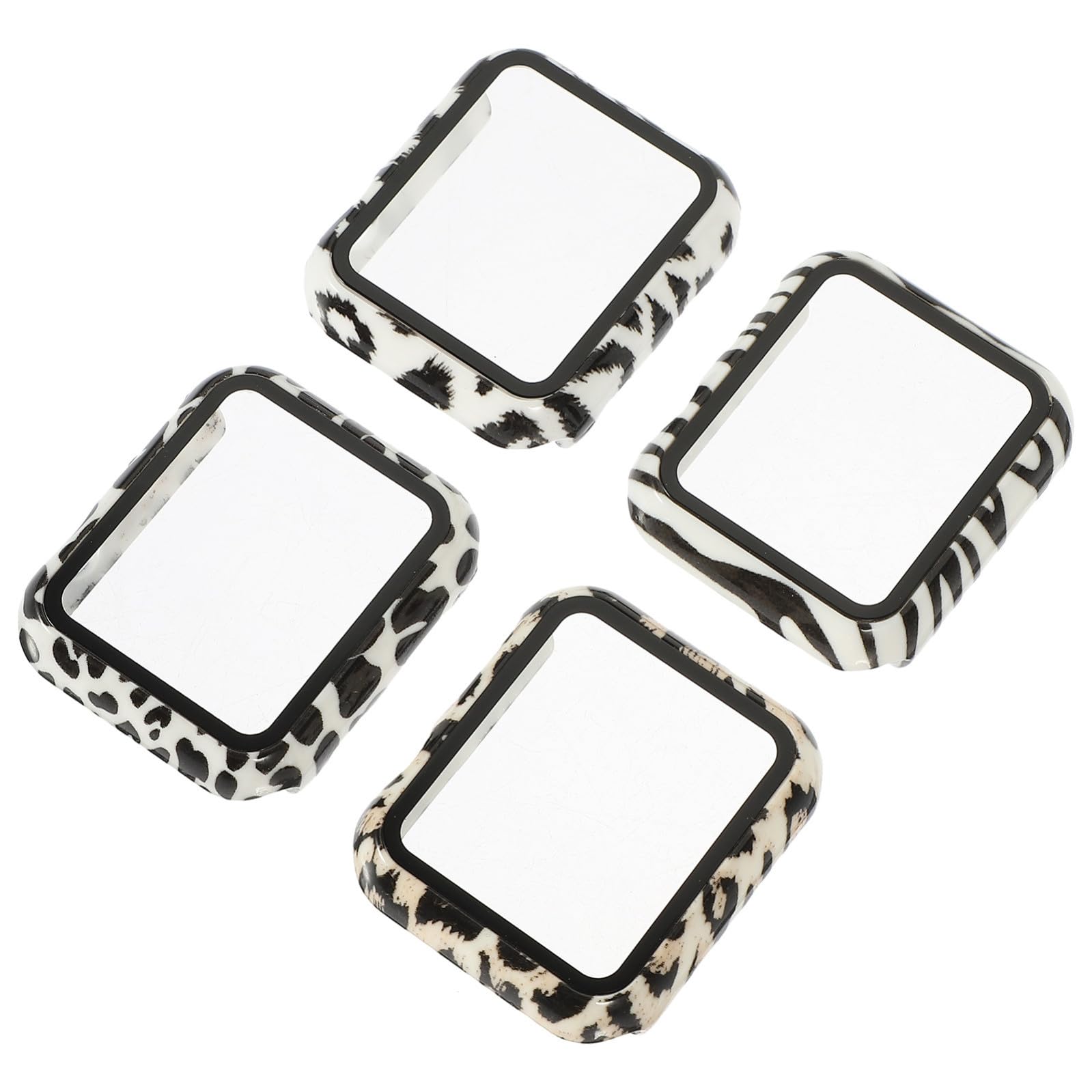 Gatuida 5 Sets 38 Mm Uhrengehäuse-schutzhülle Mit Gehärtetem Glas-Bildschirm Einfache Installation/entfernung Vollständiger Stoßfänger 4 Stück X 5