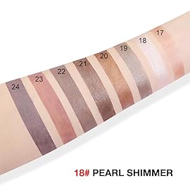 evpct Pearl Shimmer Cream Eye Shadow Brightener Sticks Set for Eyes, Pearl Shimmery Matte Pencil Eye shadow Applicator Stick Pen Palette Makeup Waterproof sombras en crema para ojos 18