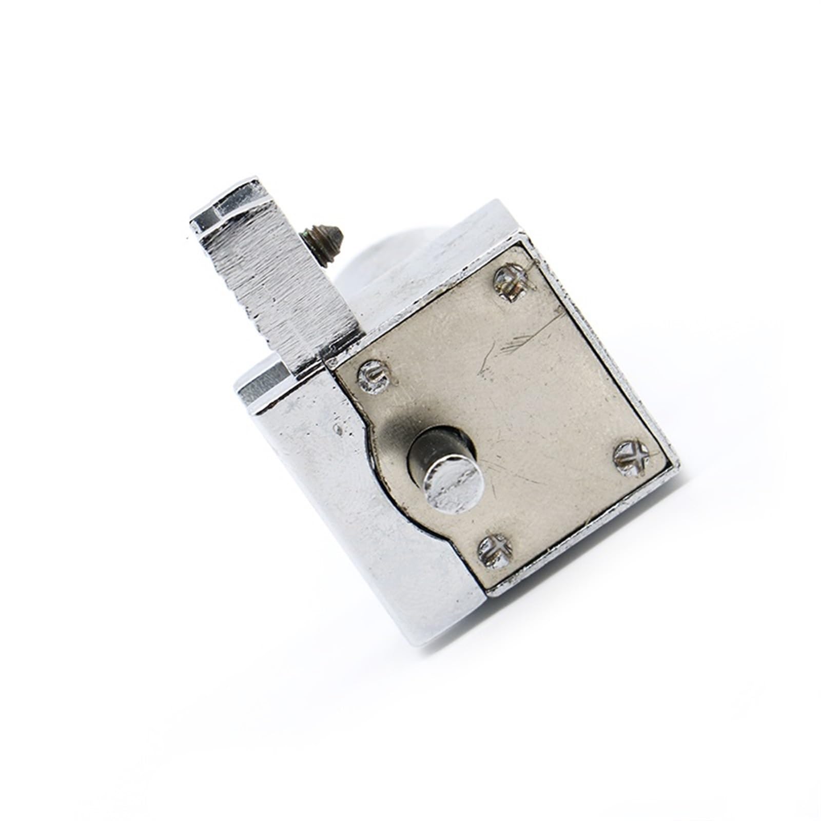 Blokada drzwi przesuwnych ze szkła 308H, stop cynku, do gablot, mebli, do 5-8 mm, 1 sztuka
