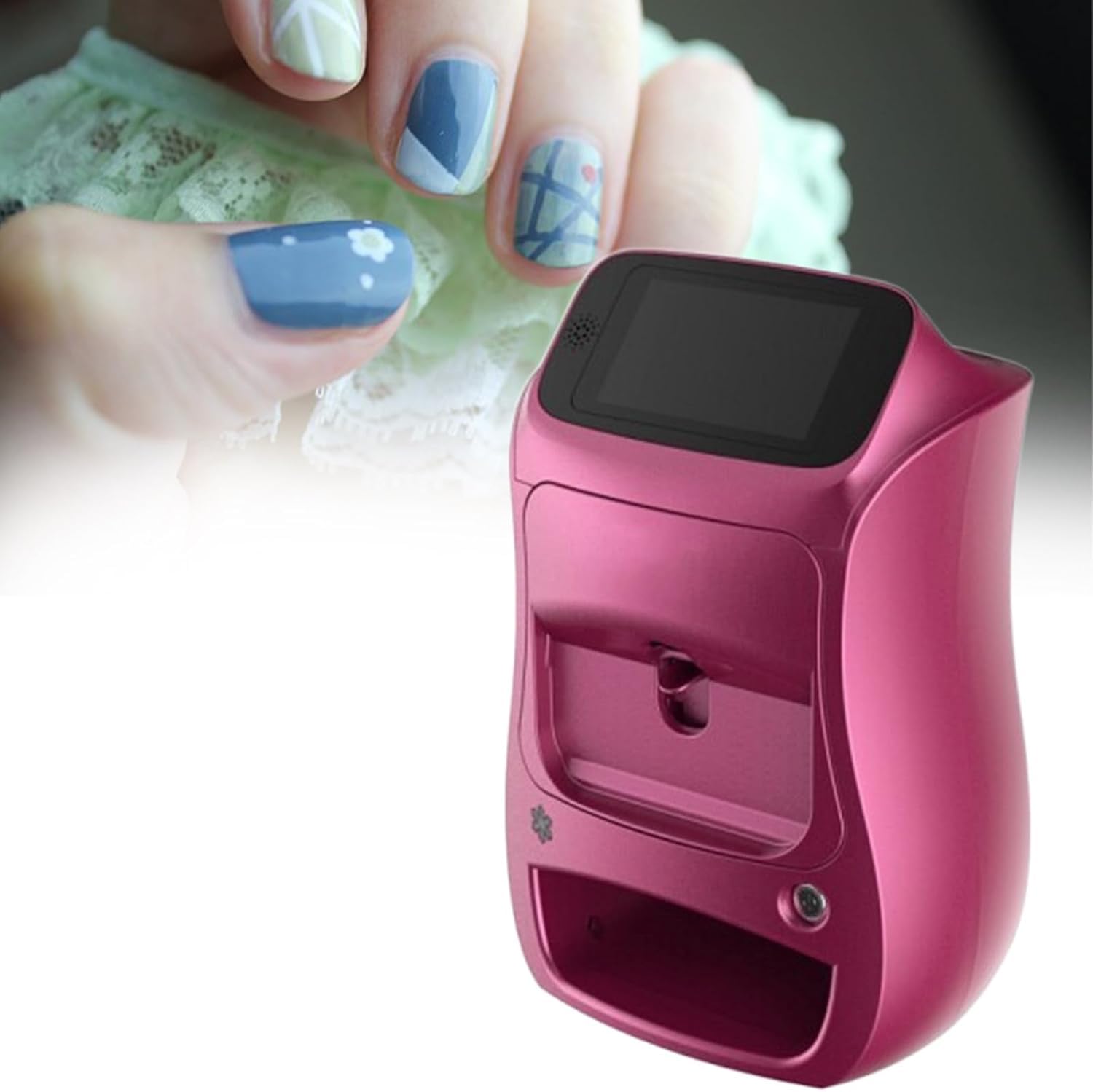 Automatyczna Drukarka Do Zdobienia Paznokci Diy, Cyfrowa Inteligentna Drukarka 3d Do Paznokci, Zestaw Do Manicure Salonowego