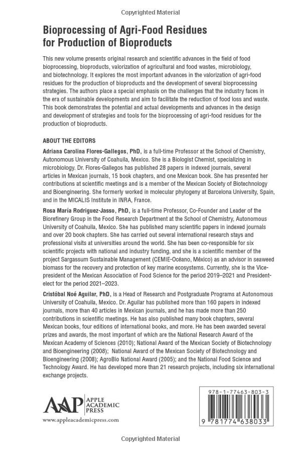 Bioprocessing of Agri-Food Residues for Production of Bioproducts - Image 2