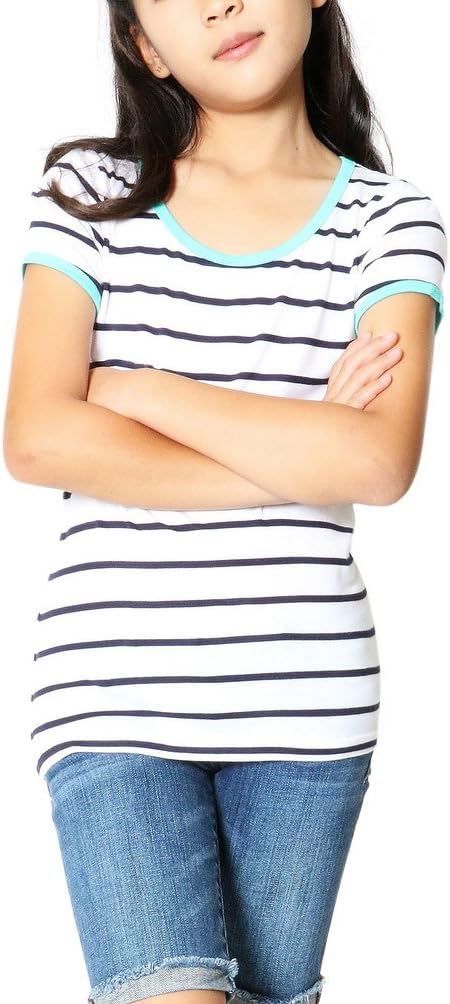 ToBeInStyle Girls' Assorted Cotton Knit Tees & Camis Tanks Tops - Ages 6 to 12
