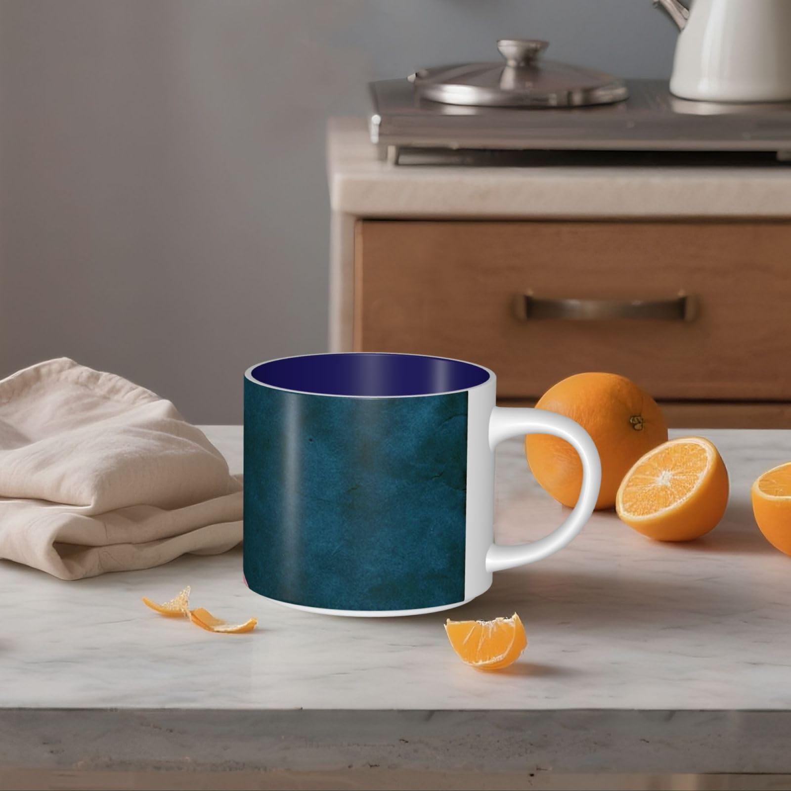 Halloween Flamingo Hexenhut bedruckte große Kapazität Keramik Tassen Kaffeetasse