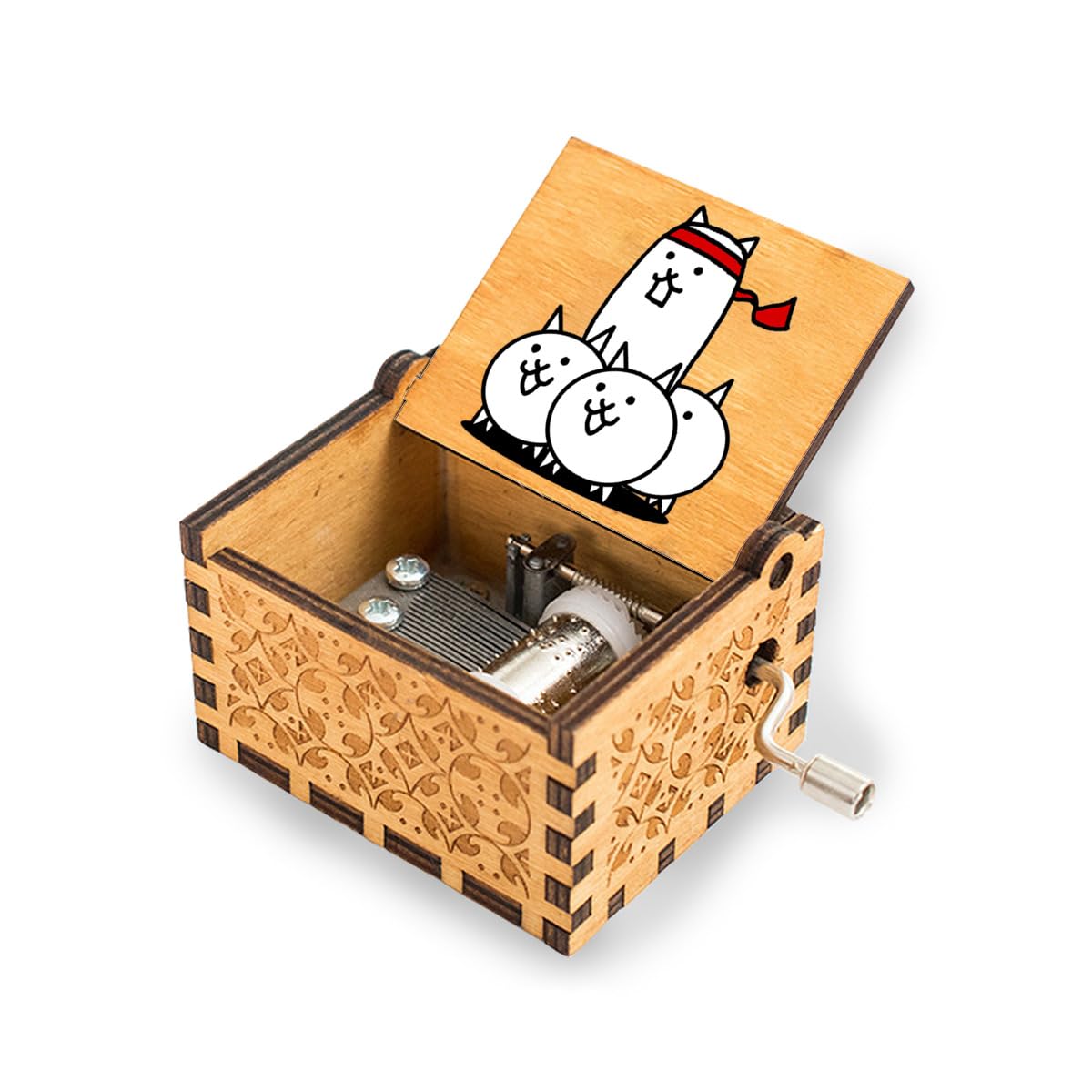 Amazon | にゃんこ大戦争 オルゴール 音楽ボックス 木製 ミュージカル