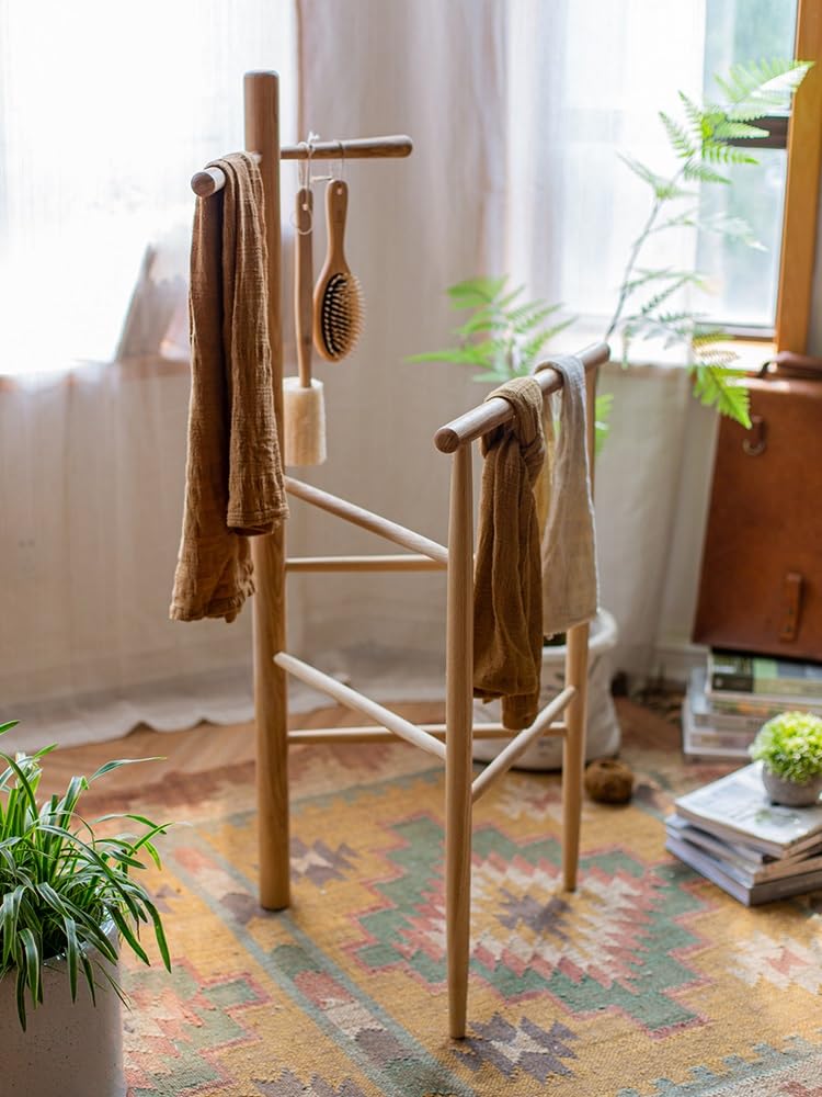 Handtuchständer Handtuchständer Handtuchhalter Handtuchständer aus Holz Freistehender Handtuchständer Handtuchhalter Ständer Handtuchtrockner Handtuchregal Freistehender Handtuchständer