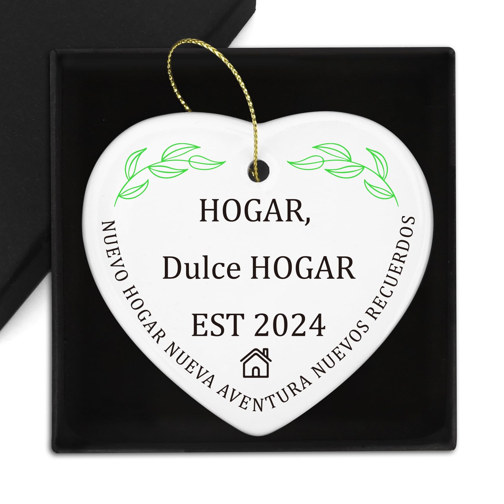 Regalo Casa Nueva Regalos para Casa Navidad Regalo Pareja Adornos Navidad De Cerámica Regalos Originales para Nueva Casa Regalos para Amigo Colega Compañeros De Trabajo Novia Novio Decoracion Navidad