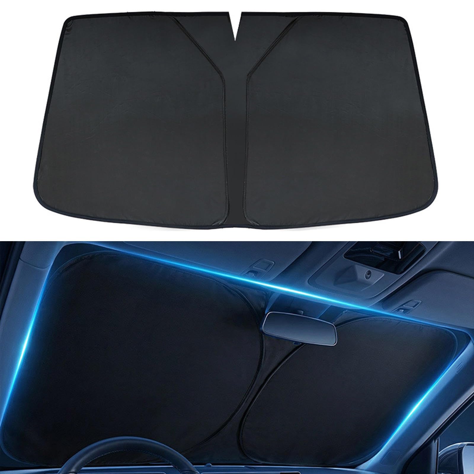 KYNEPSBH Fit for Subaru Levorg 2014-2020,Car Shade Front Windshield,Sun Visor for Car Windshield,Double Thickened Automotive Glass Sunshade