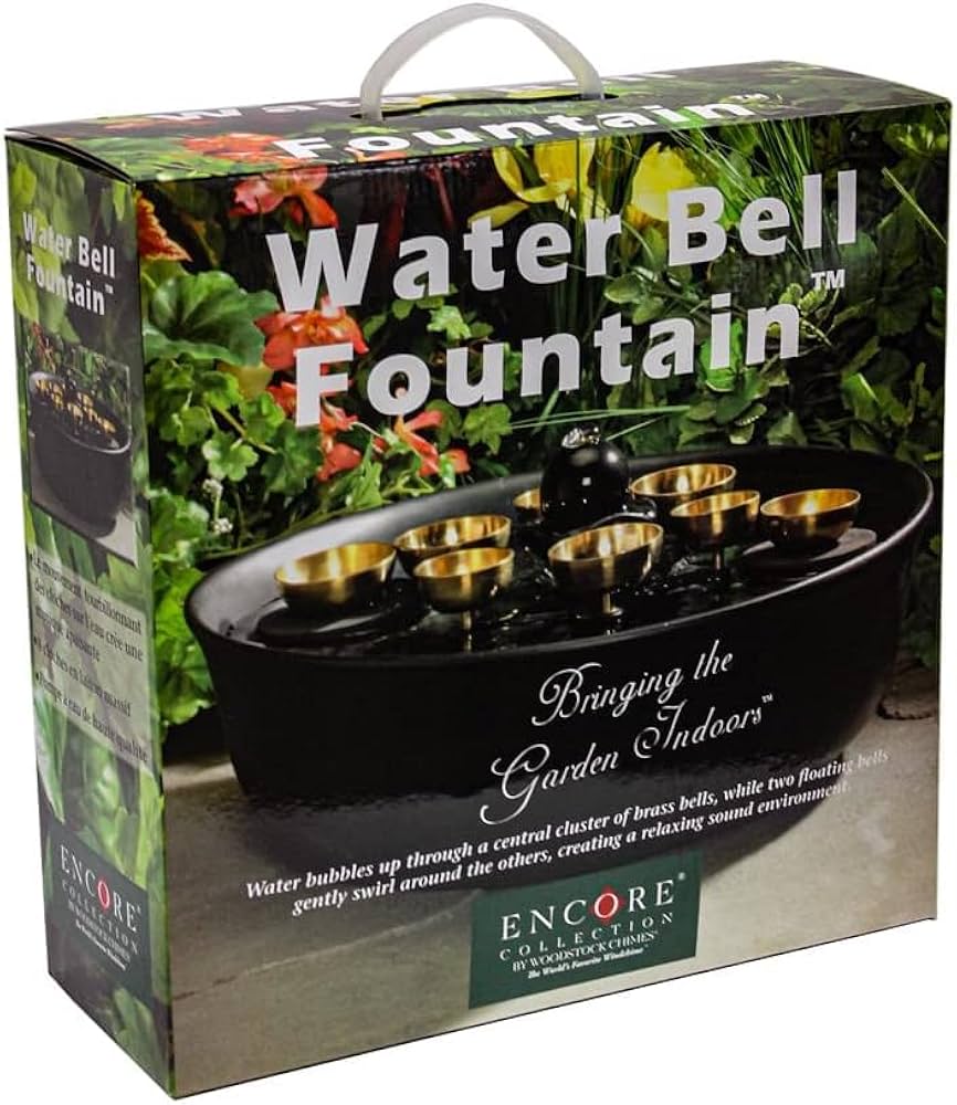 Amazon｜【Woodstock Chimes】Encore Water Bell Fountain