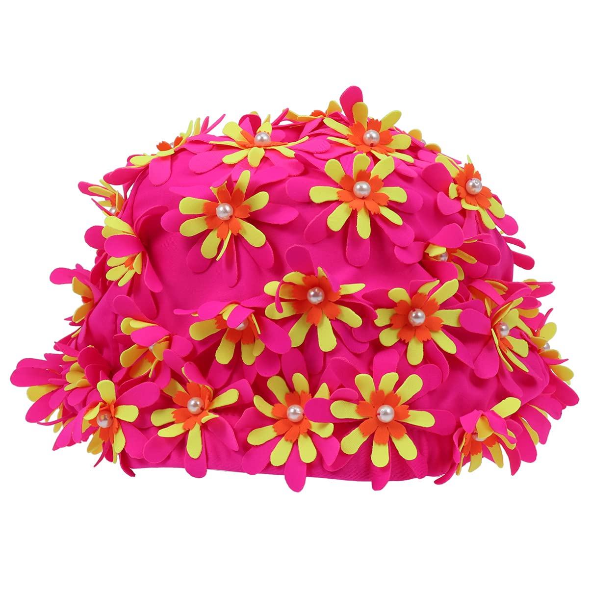 BESPORTBLE 3pezzi Cappellino Protezione Per Orecchie Design e Traspirante Rosa Per Piscina e