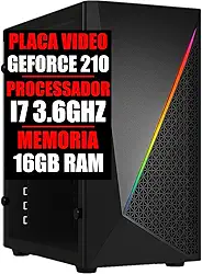 PC GAMER I7 3.6GHZ, GEFORCE 210, 16GB RAM, SSD 480GB (8GB RAM + SSD 120GB)