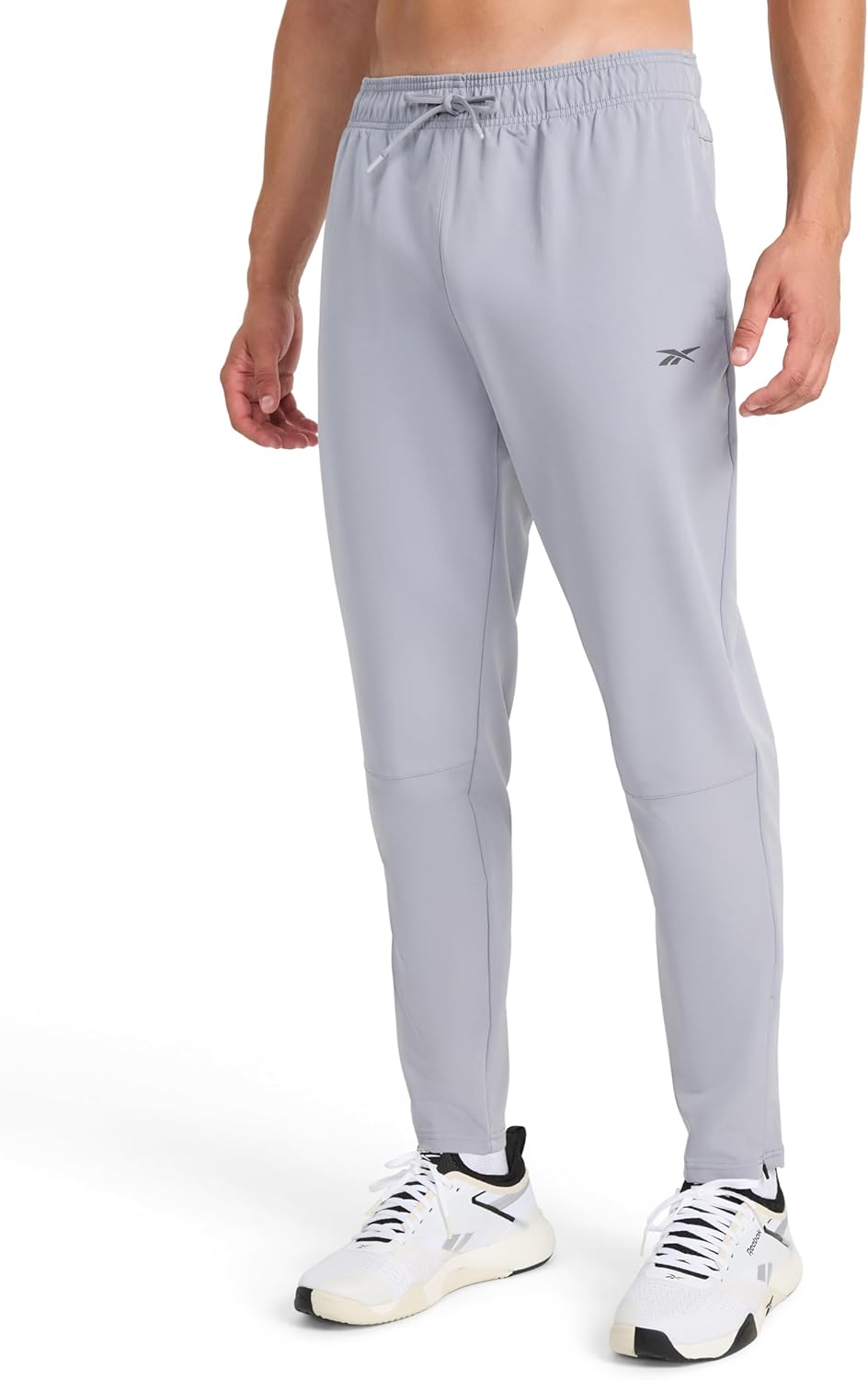 Reebok Mens Dominator Pant, Standard Fit, 30” Inseam, Lightweight Stretch Poly Fabric