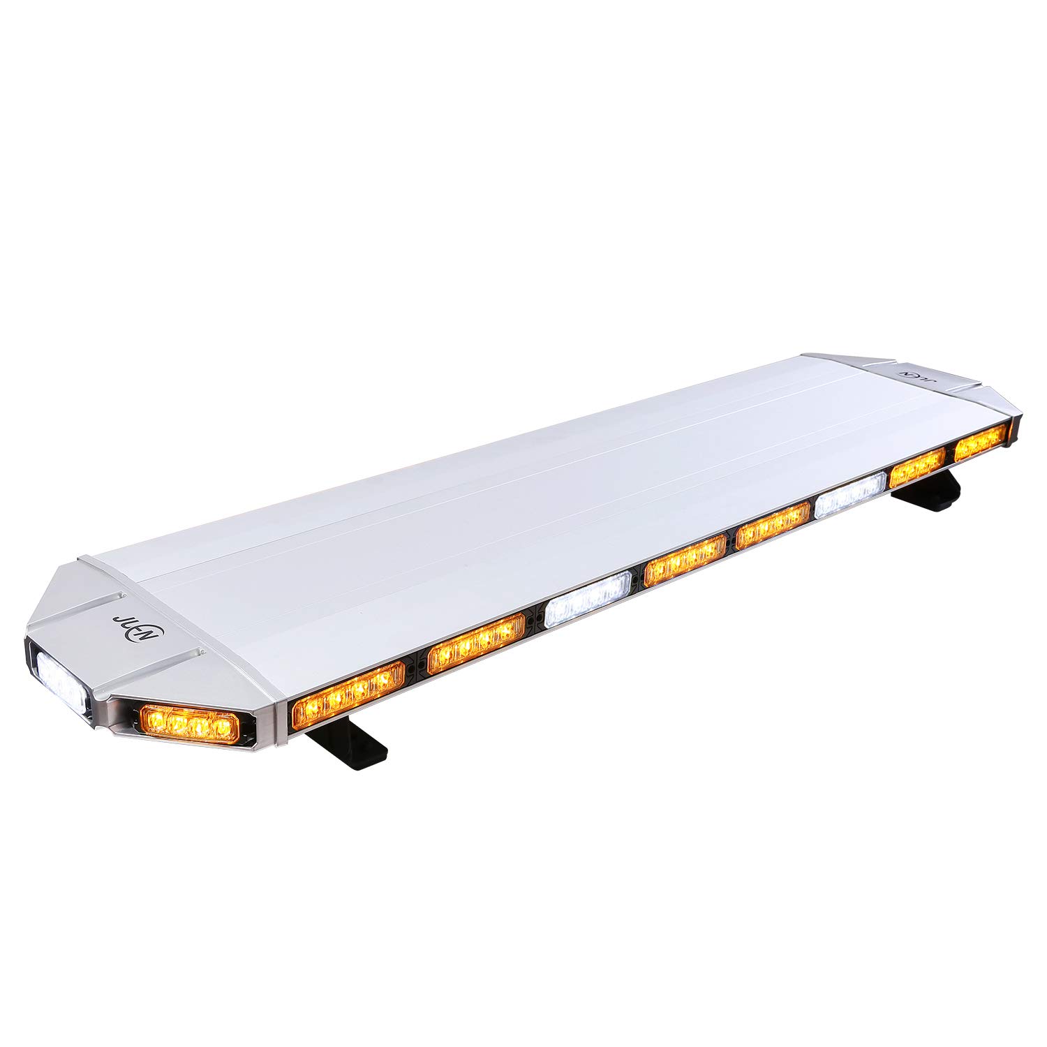 JUEN 48" 88 LED High Intensity Low Profile Roof Top Strobe Light Bar Emergency Warning Strobe lights for Tow Truck Construction Vehicles (Amber)
