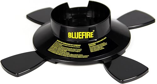 BLUEFIRE Soporte de cilindro de gas de combustible de doble uso para acampar y soldar con forma de estrella, base de botella de propano MAPP MAP