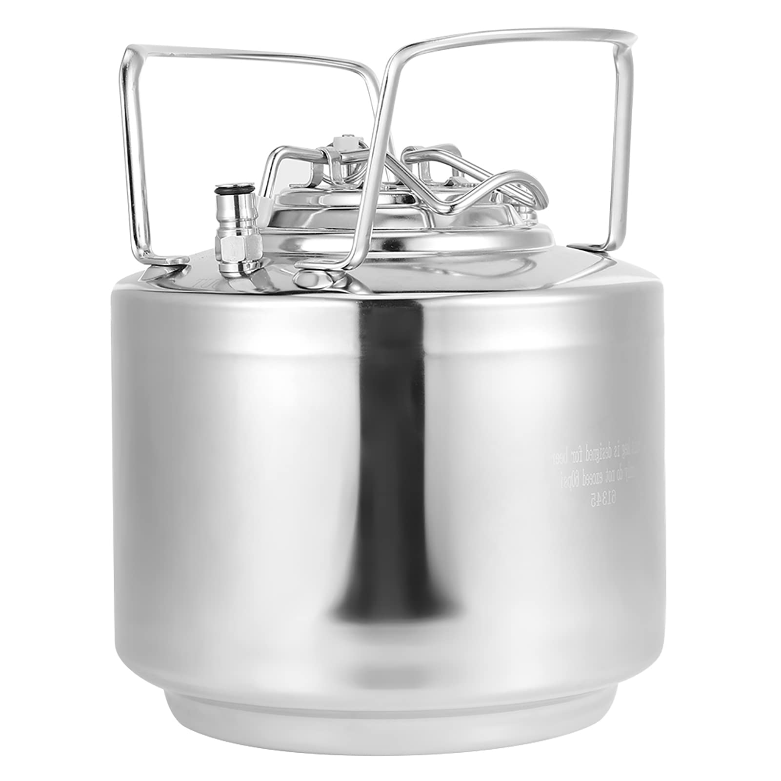 Beer Barrel Beer Keg Stainless Steel Homebrew Keg Mini Beer Barrel Cola Beverage Keg Beer Brewing Accessory Stainless Steel Beer Barrel on Fridge.com - View 6