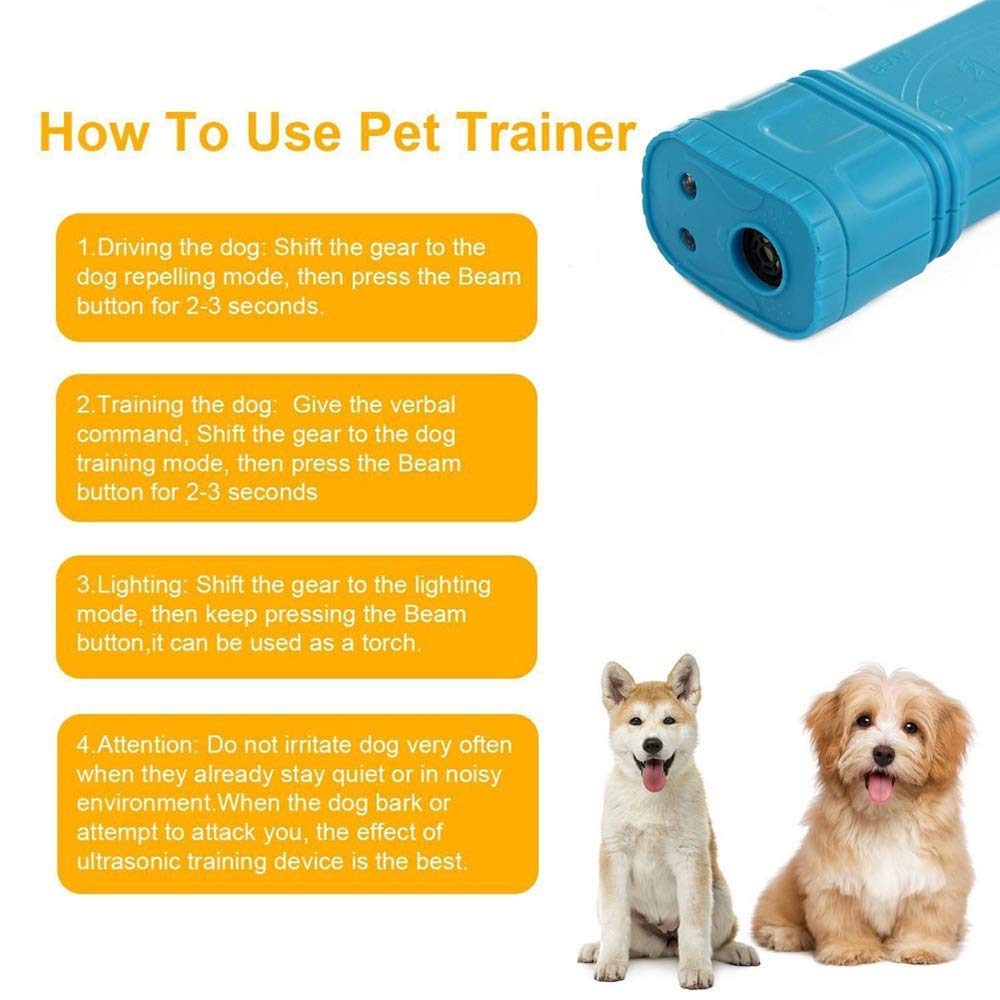 Inseguitore Per Cani A Ultrasuoni, Addestratore Per Animali Anti - Foto 5