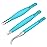 Surgical Tweezers for Ingrown Hair - Precision Sharp Needle Nose Pointed Tweezers for Splinters, Ticks & Glass Removal - Best for Eyebrow Hair, Facial Hair Removal (Triple Teel)