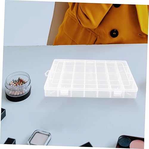 Miniatura 6 de EXCEART Organizador de almacenamiento de joyas Organizador de joyas Contenedor de plástico transparente Equipo de pesca Caja de almacenamiento Caja