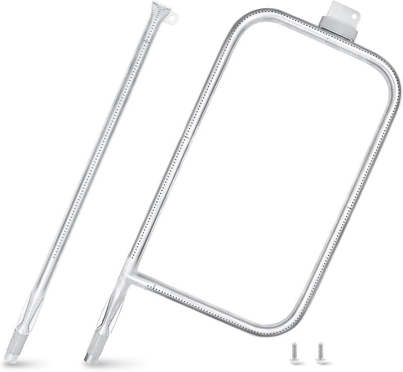 MGiessca Rozsdamentes Acél Égőcső Weber Q300, Q320, Q3000, Q3200 Gázgrillekhez - Égőfej Csere Készlet 404341 57060001 Modellekhez