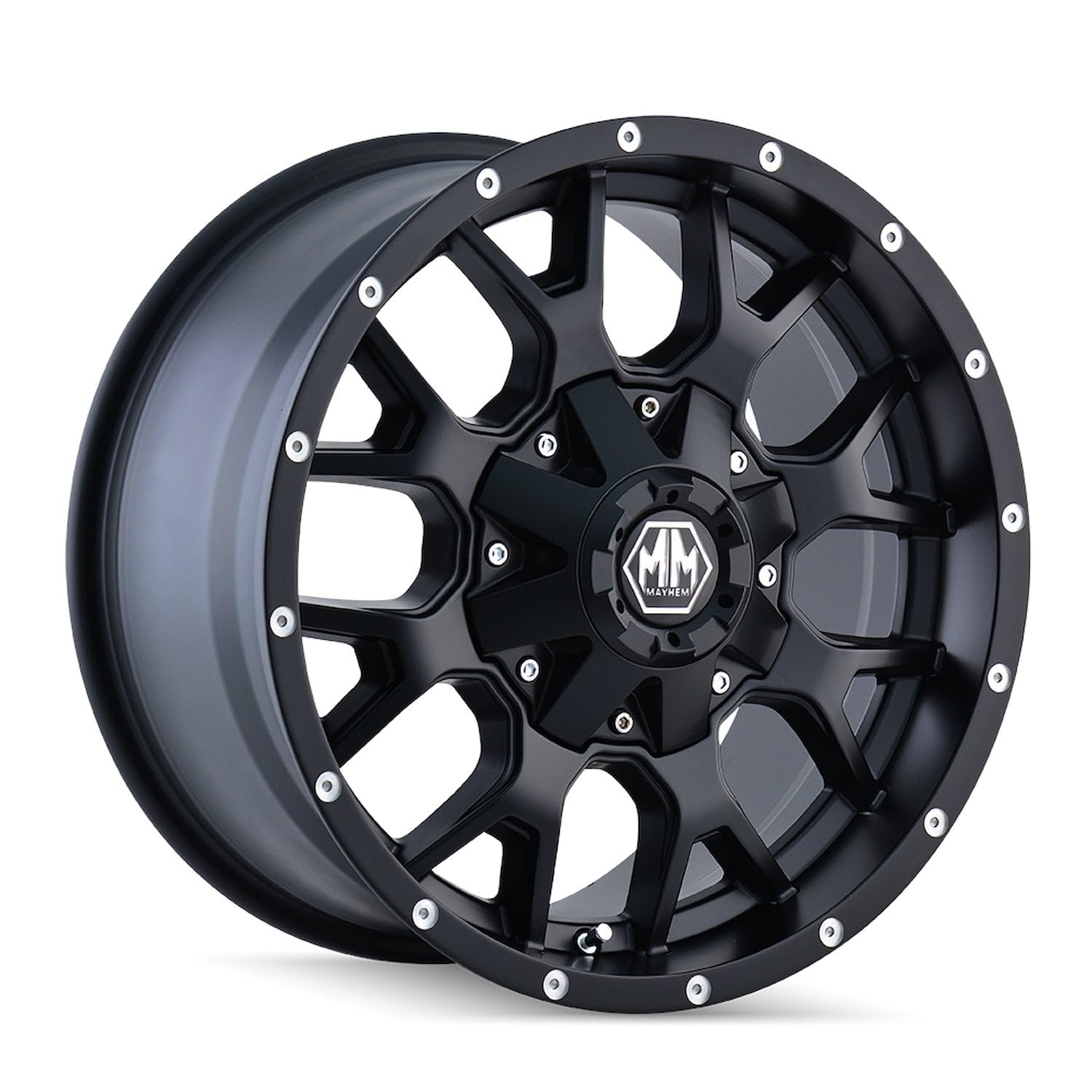 Mayhem 8015-8937MB18 6-139.7, 6-135 PCD Warrior Matte Black Wheel