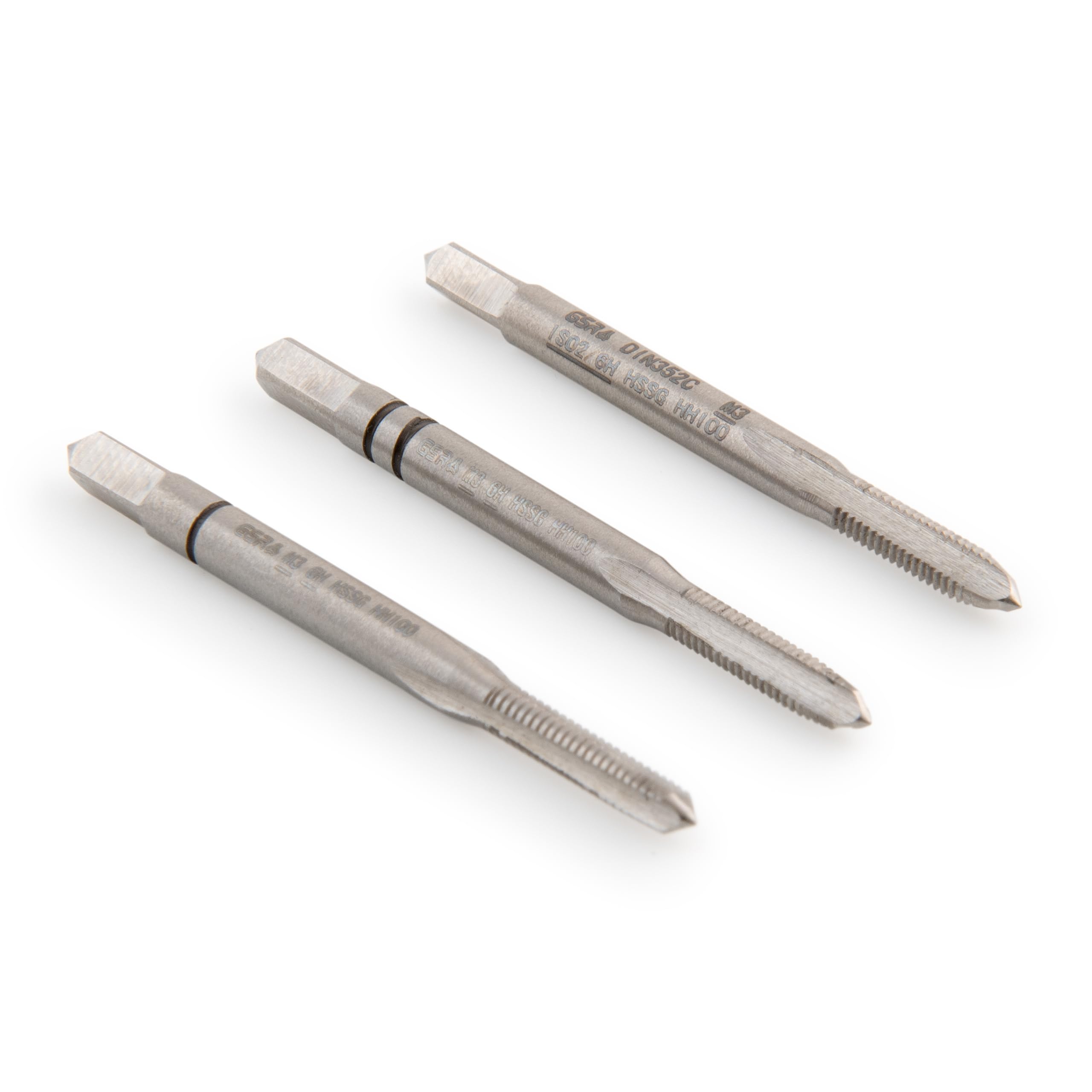 Gsr Profi Thread Taps M2,5 Set Hssg 3 Pcs., Hand Tap, Thread Cutters