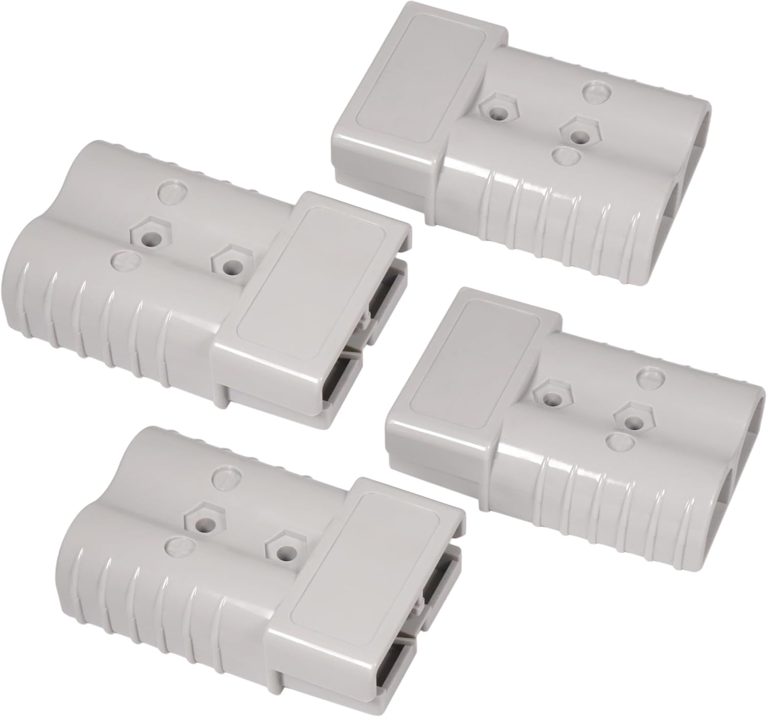350A 600V Battery Quick Connect Disconnect Connectors with 2/0 AWG Cable Plugs 4pack