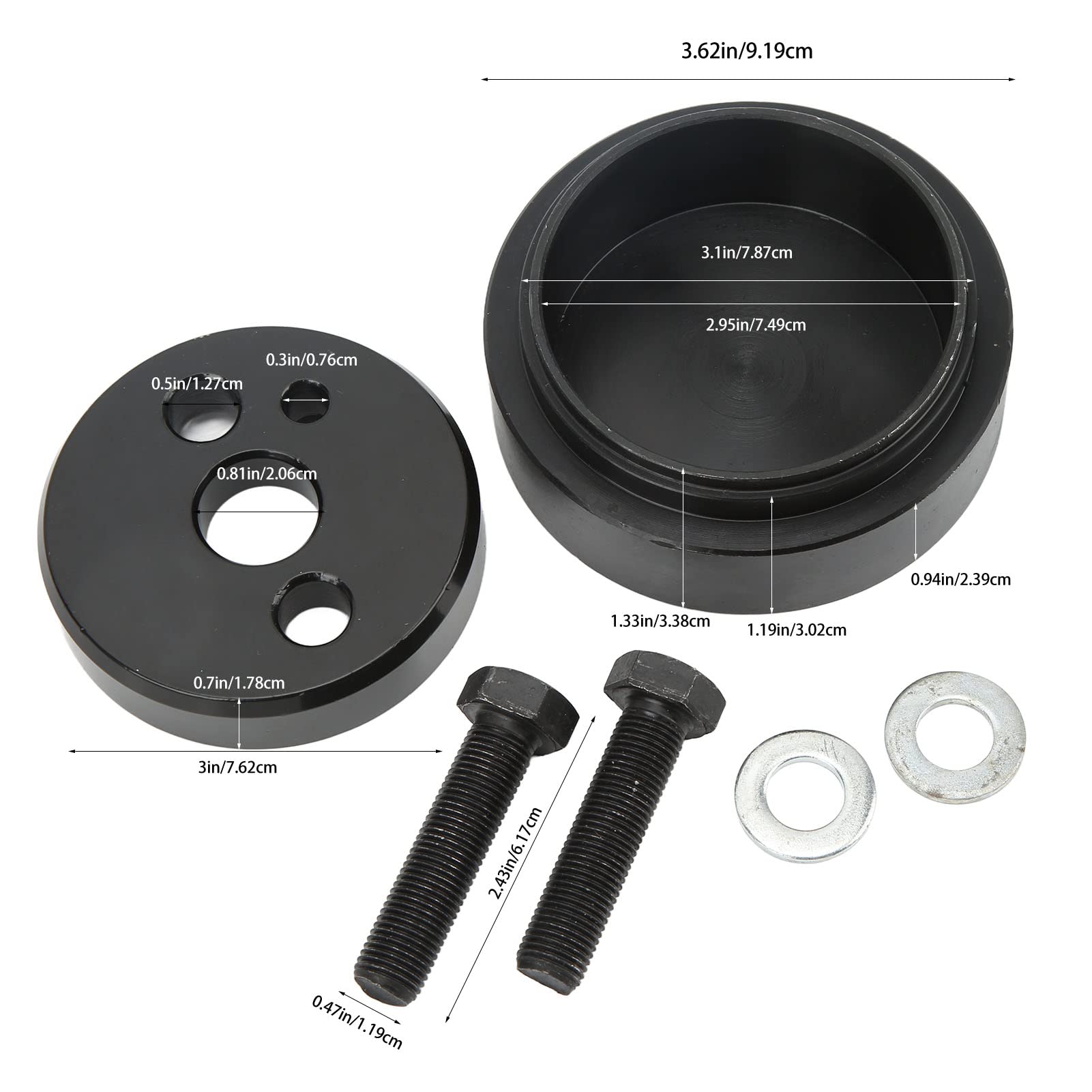 installatore di guarnizioni per albero motore, driver per manicotto antiusura e strumento di tenuta 3824498 1338 compatibile con 3.9L 5.9L 6.7L