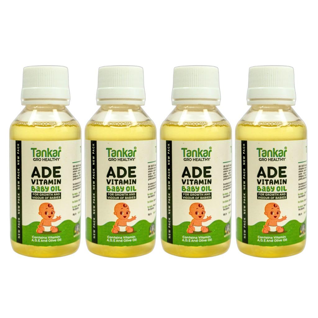 Tankar Gro Healthy ADE Vitamin Baby Massage Oil, with Vitamin A, D, E and Olive Oil, for Growth and Vigour, 100 ml (100 ml, Jasmine, 4)-image-19