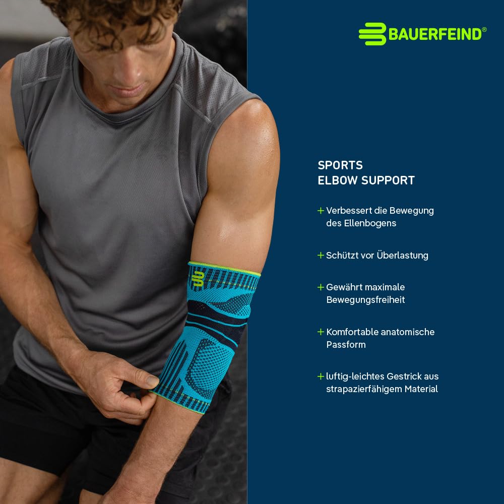BAUERFEIND Ellenbogenbandage „Elbow Support“ für Tennisarm und Golferarm, Unisex