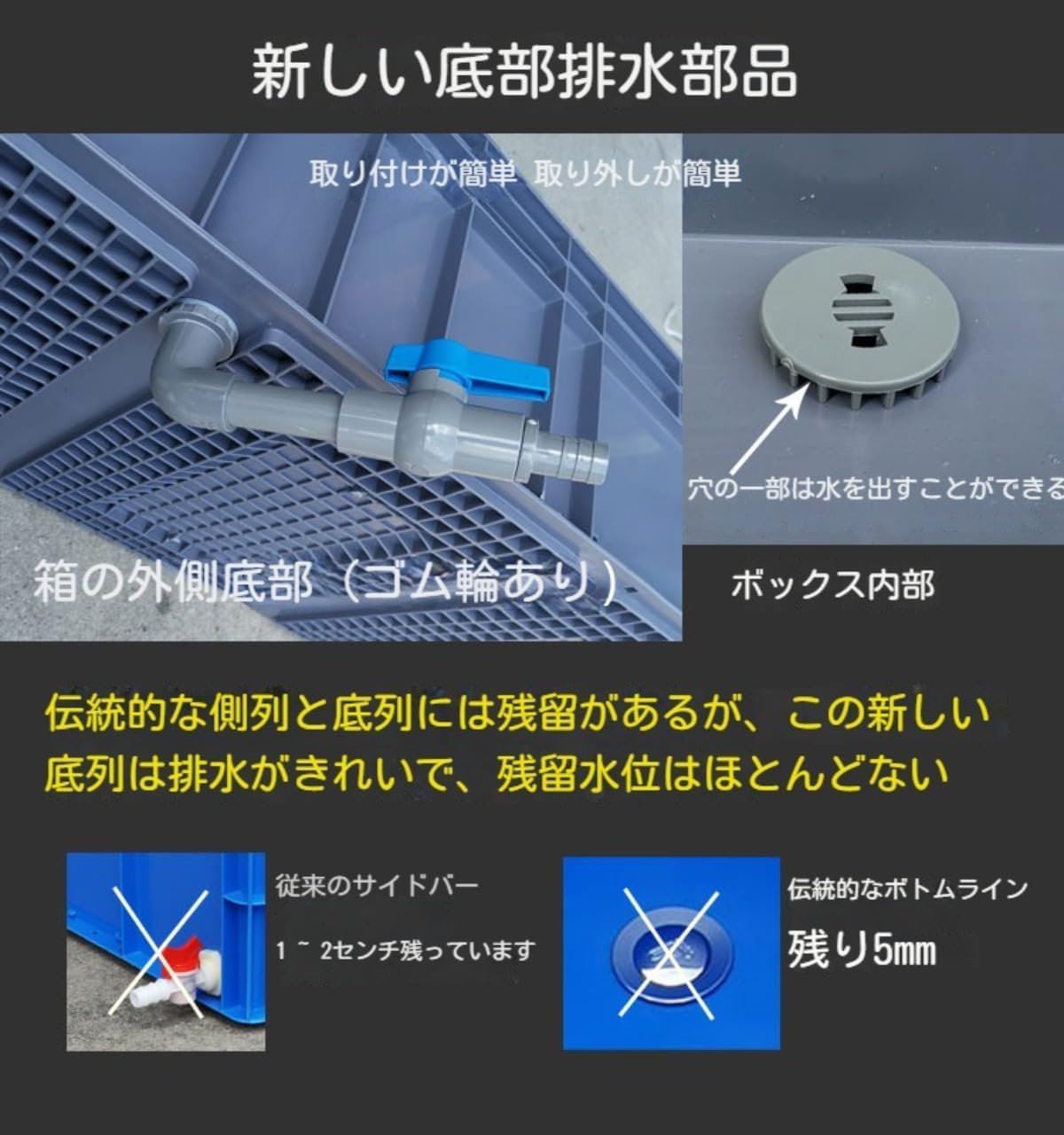 Amazon | 【FanNii】亀飼育用水槽 大型プラスチック水槽 大型