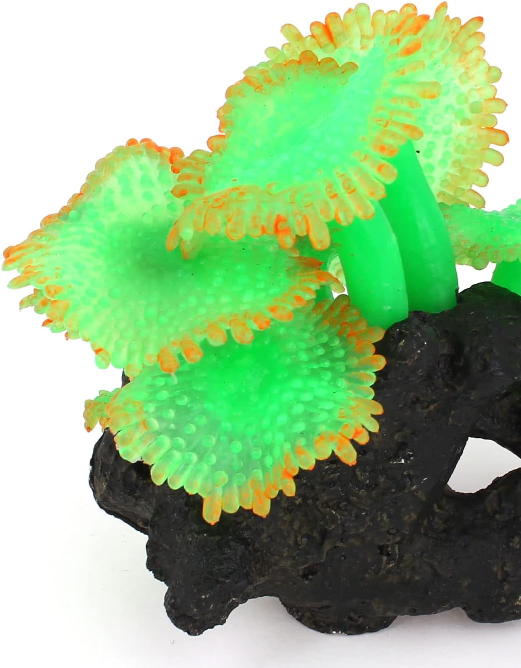 Silicone Aquarium Artificial Water Coral Decoration 6 Inch High Green (id: e96 fa2 ebc 99b a9a