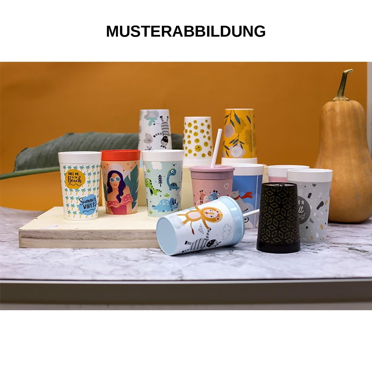 Lot De 10 Gobelets - 35 Cl - Multicolore - La Foir'Fouille